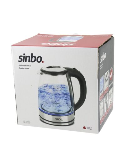 Cam Kettle Su Isıtıcısı 1.8LT Gizli Rezidans 360° Dönebilme Özellik 1850-2200W SK-8029
