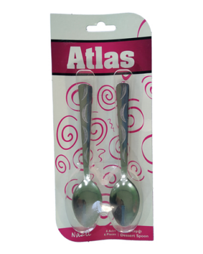 6 Parça Metal Tatlı Kaşık