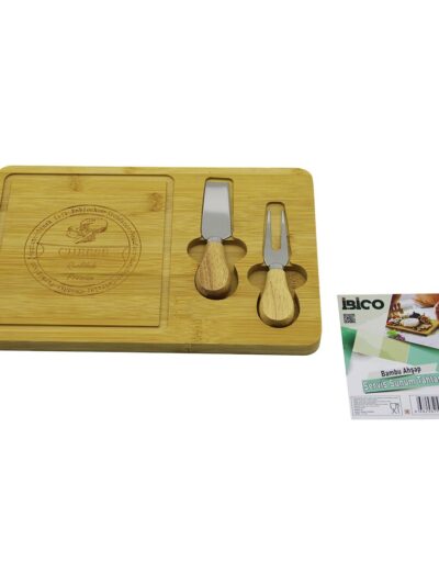 Bıçak Sağ Ahşap Bambu Kahvaltı Peynir Sunum Pano 2PEYNİR Bıçak=ahşap SAPLI19X29X1.5CM