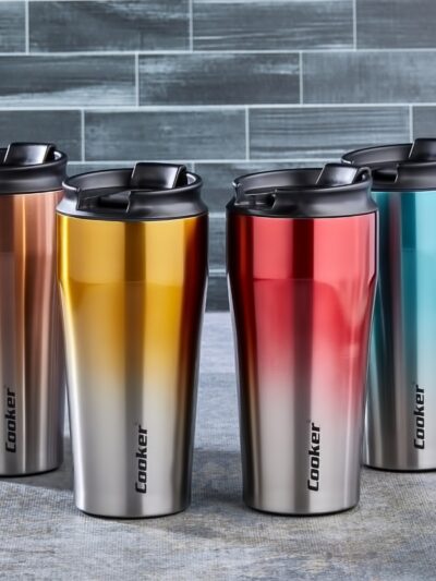 CKR-2049 400ML.ÇELİK Mug Termos Bardak Çift Renk