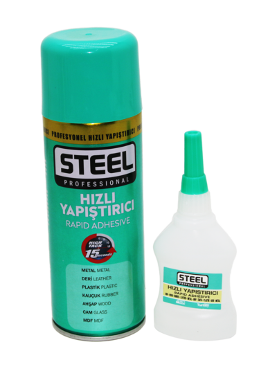Steel 400ML+60GR Büyük Hızlı Yapıştırıcı
