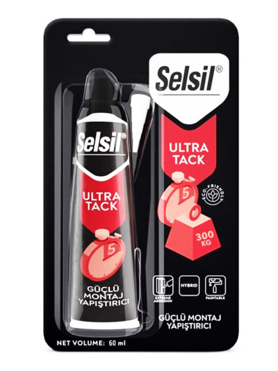 Selsil Montaj Yapıştırıcı Beyaz Ultra Tack 50ML