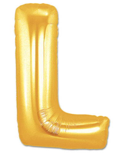 L Harf Folyo Balon Altın Renk 40 inç
